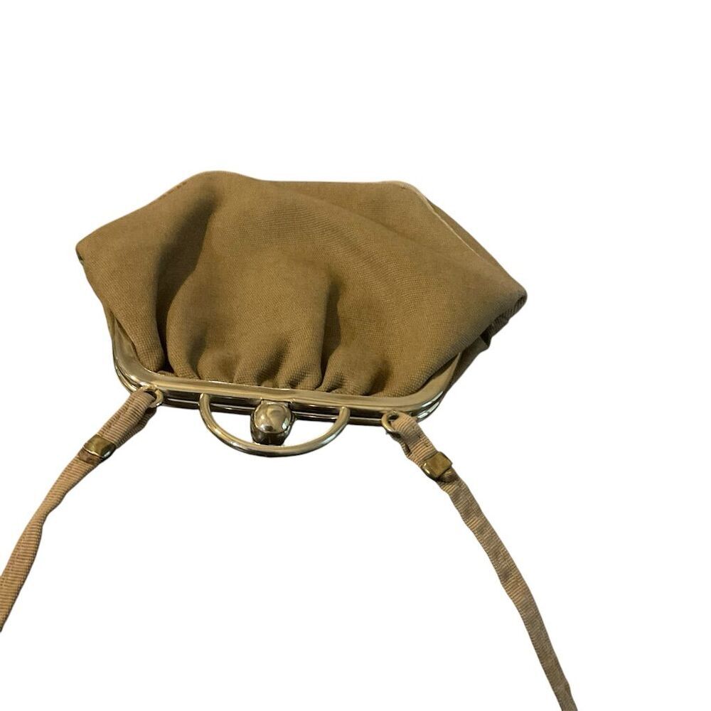 Women's Brown Shoulder Bag Clasp Closure - Picture 4 of 9